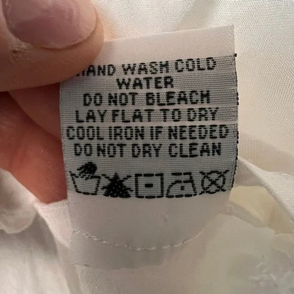 Velvet Heart Womens White Rayon High Low Button Down Shirt ETW-20619 Size M - Picture 6 of 11